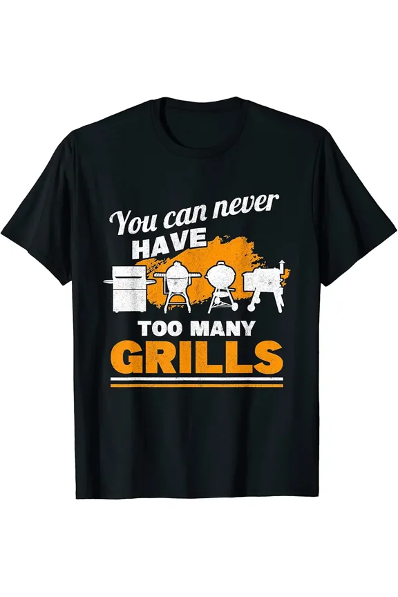 Funny BBQ Grill Master Gift Idea Men Graphic Short Sleeve T-Shirt