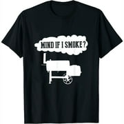Funny BBQ Pitmaster Offset Smoker Pit Accessory Gift For Dad Womens T-Shirt Black