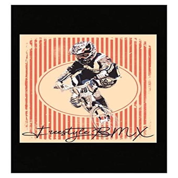 BMX Racing Poster - Humor - Wall Decor for Bike Enthusiasts Gift