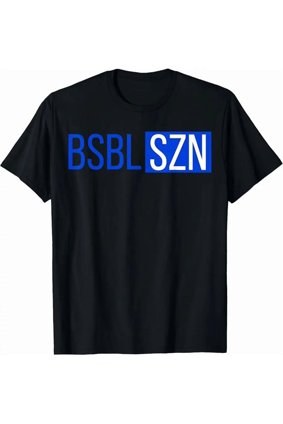 Funny BSBL SZN Baseball Season Boys Girls Youth T-Shirt