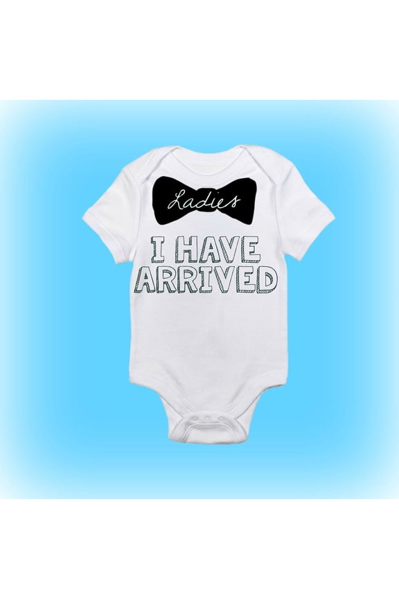 Funny Baby Clothing - Baby Onesie - Unique Baby Shower Gift - Baby Gift Idea - Baby Clothing - Baby Boy - Baby Girl -I Have Arrived Onesie Cool Baby Clothing, BABY BODYSUIT LAT 4424