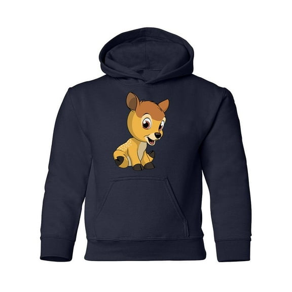 Funny Baby Deer Hoodie Juniors -Image by Shutterstock,  x-Large