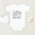 thumbnail image 1 of Funny Baby Onesie Funny Baby Clothes I'll Have A Bottle Of The House White Baby Onesie Breastfeeding Baby Onesie Unisex Baby Onesie, 1 of 5