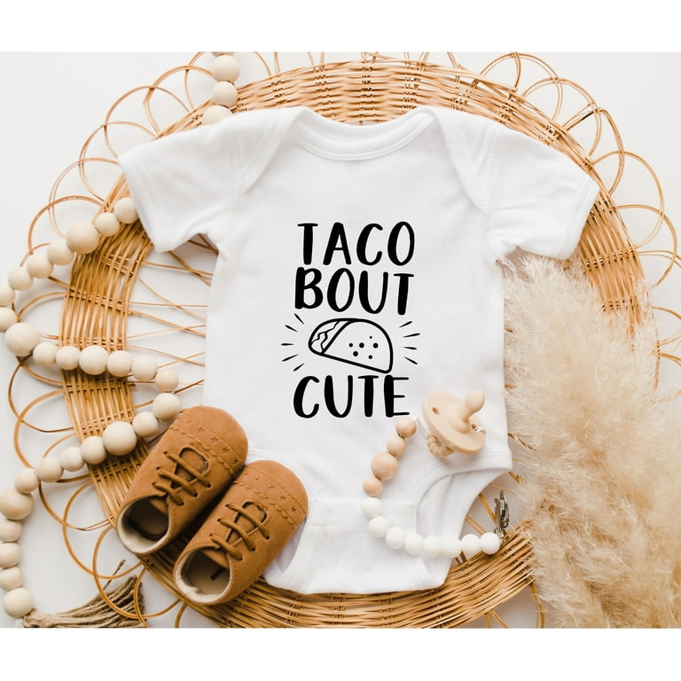 Funny Baby Onesie, Taco Bout Cute Onesie, Baby Bodysuit, Taco Baby