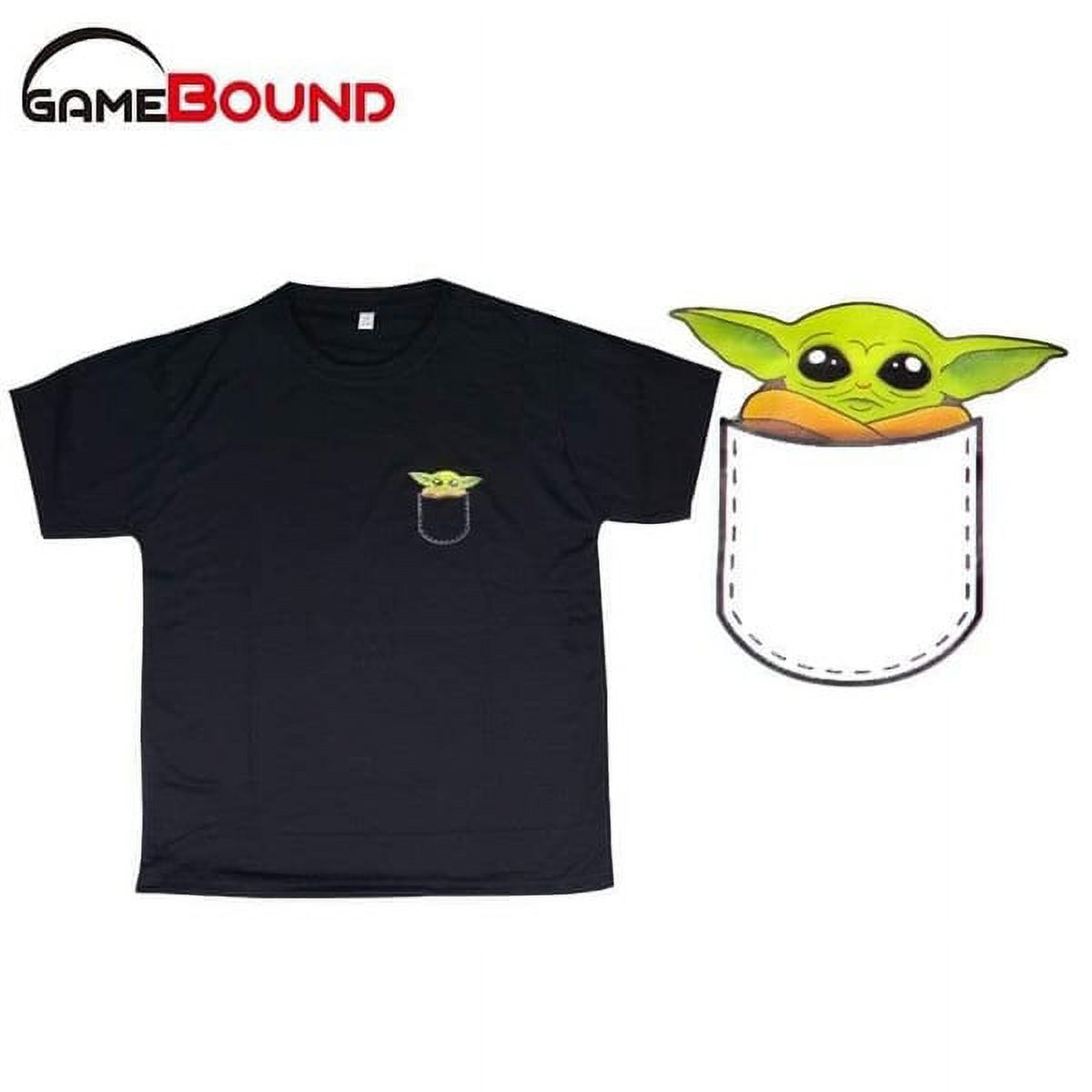 Funny Baby Yoda in Pocket Cargo TShirt