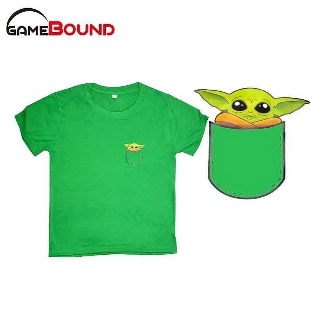 Funny Baby Yoda in Pocket Cargo TShirt