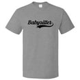 thumbnail image 1 of Funny Babysitter Retro Old School T shirt Tee Gift, 1 of 2