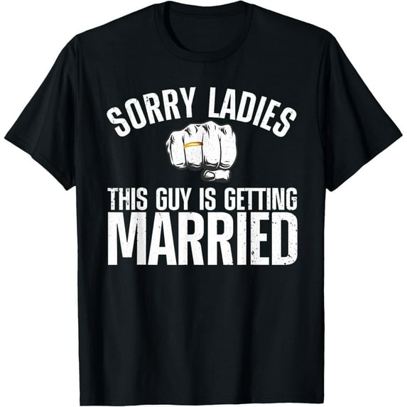 Funny Bachelor Party Design For Men Wedding Engagement Lover T-Shirt