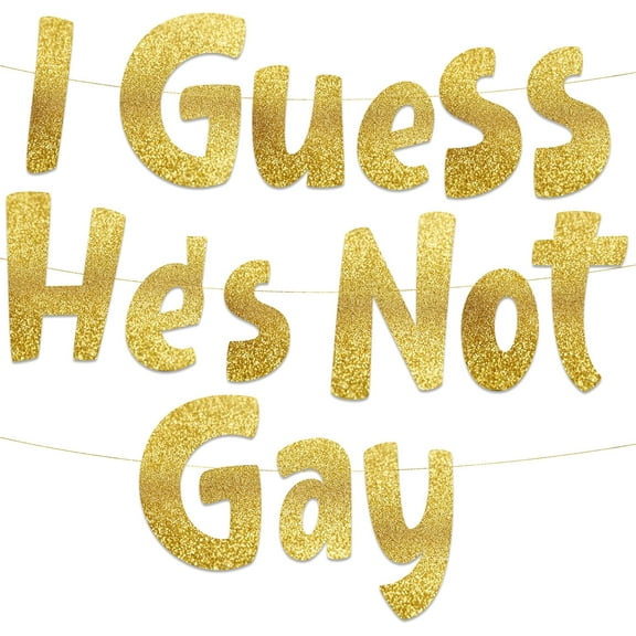 Funny Bachelor Party Gold Glitter Banner - Bachelor Party Ideas, Supplies, Gifts, Decorations and Favors