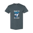 thumbnail image 1 of Funny Back To School Shark Ready To Attack Third Grade Quote Unisex T-Shirt, up to size 5XL, 1 of 2