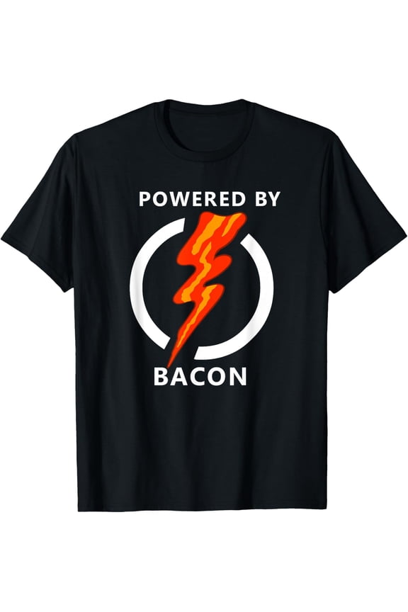 Funny Bacon Art For Men Women Boys Kids BBQ Pork Bacon Lover T-Shirt men and women can wear, black, white, gifts