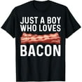 thumbnail image 1 of Funny Bacon Gift For Bacon Lovers Boys Kids Meat Foodie Pun T-Shirt, 1 of 5