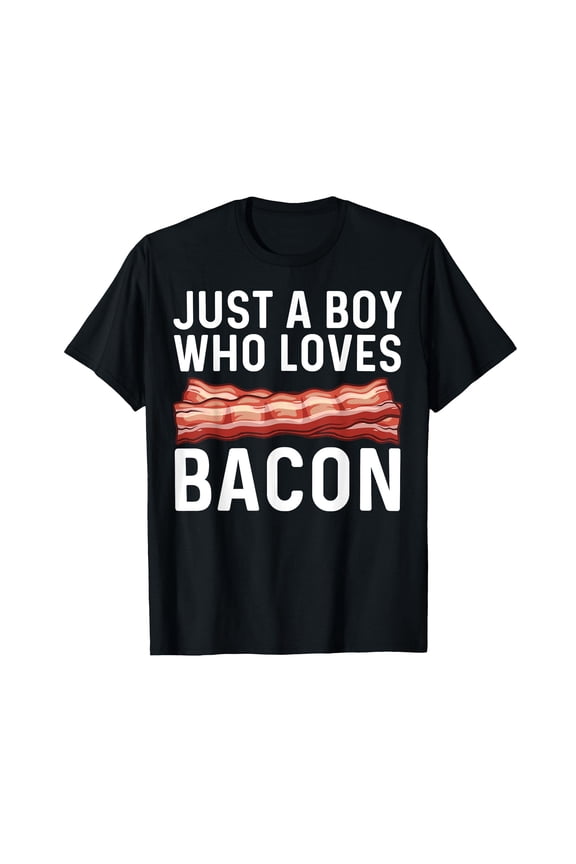 Funny Bacon Lover T-Shirt with Playful Meat Pun Design for Foodie Enthusiasts