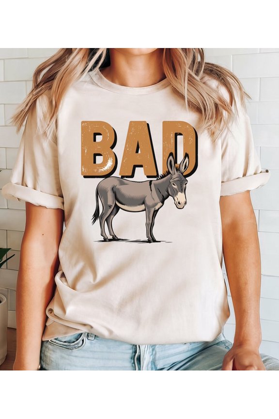 Funny Bad Ass Donkey Shirt Donkey T Shirt Christmas Gift Funny Gift For Dad Gift For Mom