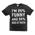 thumbnail image 1 of Funny Bad At Math T-Shirt Funny Saying Shirt Humorous Gifts Mathematics Shirts Math Joke Shirts (Medium Black), 1 of 6