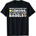 thumbnail image 1 of Funny Bagels Tshirt | Bagel Lover Shirt | Cute Bagel T-Shirt, 1 of 4