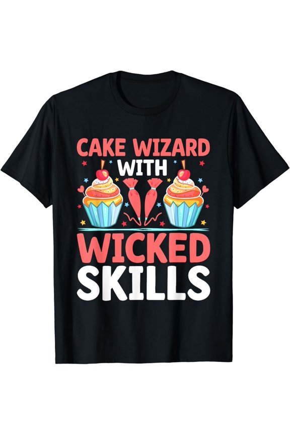 Funny Baking Cake Artist Cake Decorator Cake Decorating T-Shirt