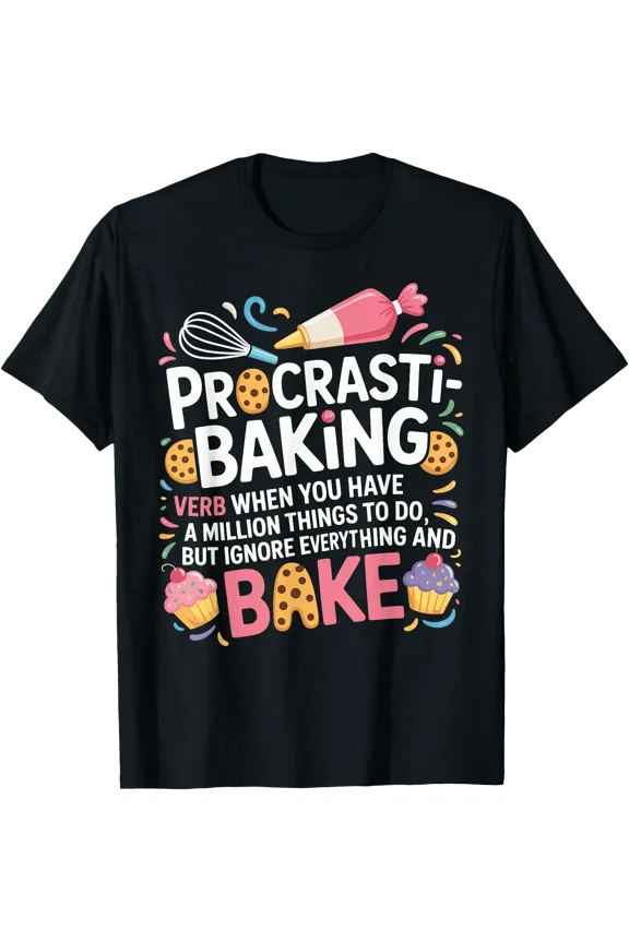 Funny Baking Design for a Cake Decorator T-Shirt