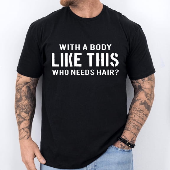 Funny Bald Person Graphic TShirt Humor Hair Loss Joke Novelty Gift Idea,for unisex up to size 5XL