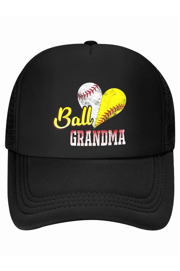 Funny Ball Grandma Baseball Softball Baseball Cap Baseball Cap