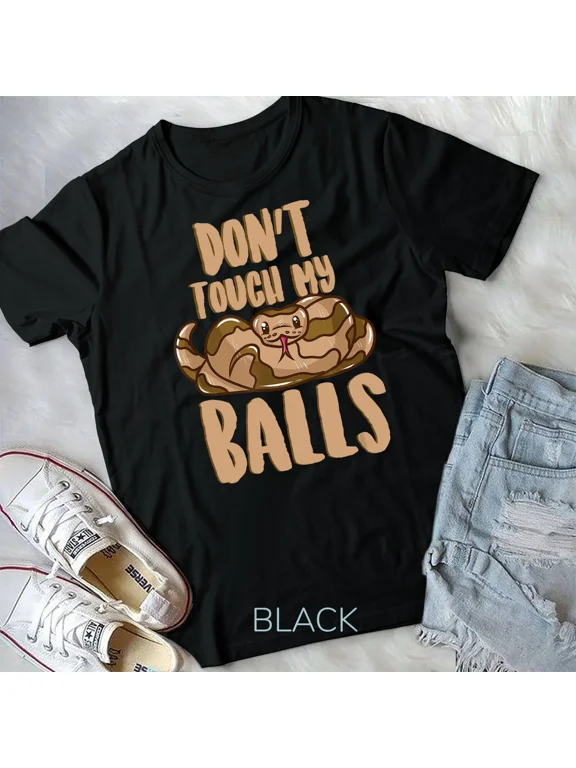 Funny Ball Python Snake Lover Gift Unisex T-shirt