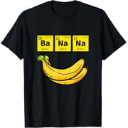 Funny Banana Chemical Periodic Table of Elements Ba Na NA T-Shirt men and women can wear, black, white, gifts