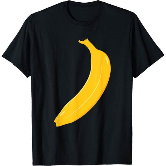 Funny Banana Costume Easy Matching Couple Fruit Halloween T-Shirt