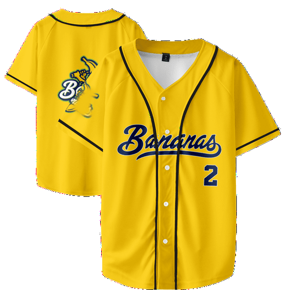 Funny Banana Shirt Let's Go Bananas merch V neck button down shirt men/women game days sport team tops