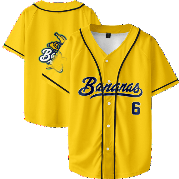 Funny Banana Shirt Let's Go Bananas merch V neck button down shirt men/women game days sport team tops