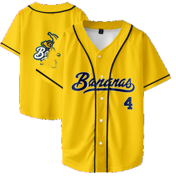 Funny Banana Shirt Let's Go Bananas merch V neck button down shirt men/women game days sport team tops