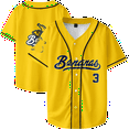 thumbnail image 1 of Funny Banana Shirt  Let's Go Bananas merch  V neck button down shirt  men/women game days sport team tops, 1 of 10