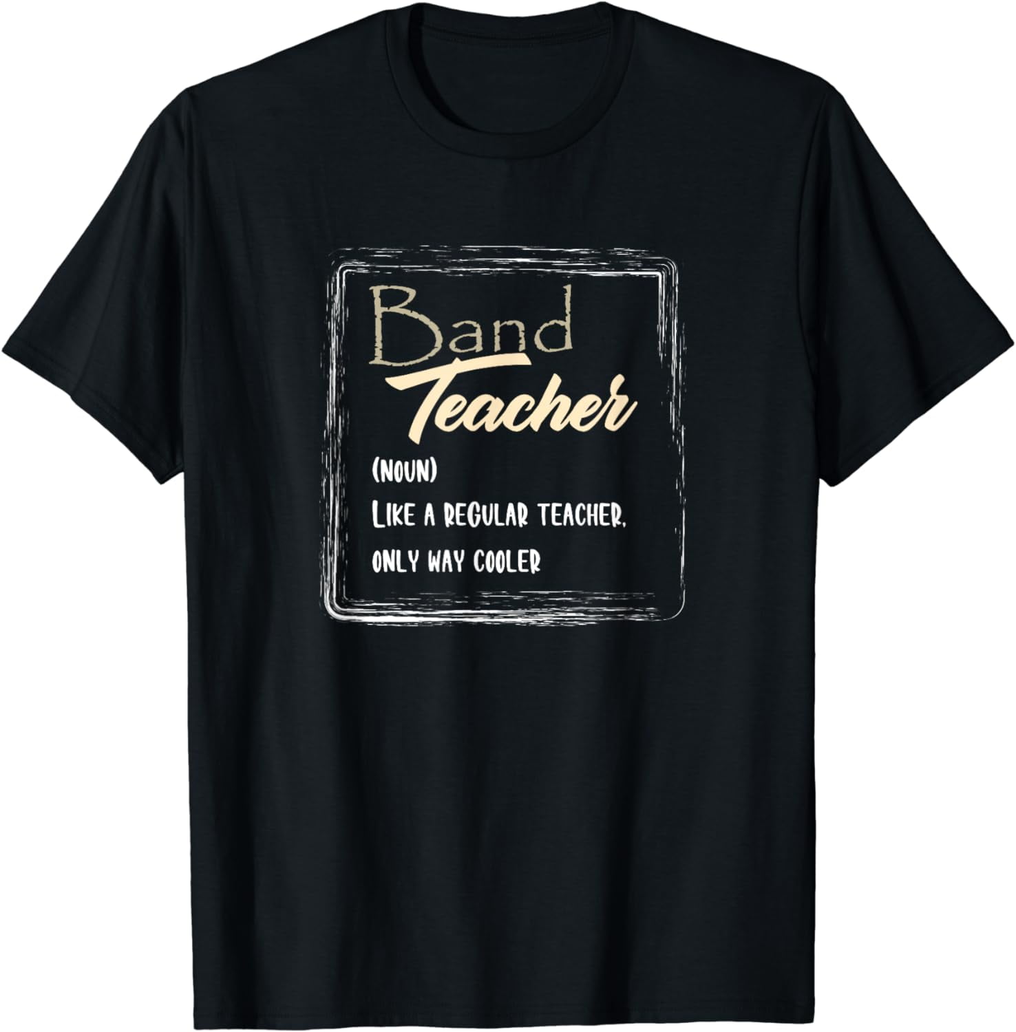Funny Band Teacher Definition Teaching School Music lover TShirt