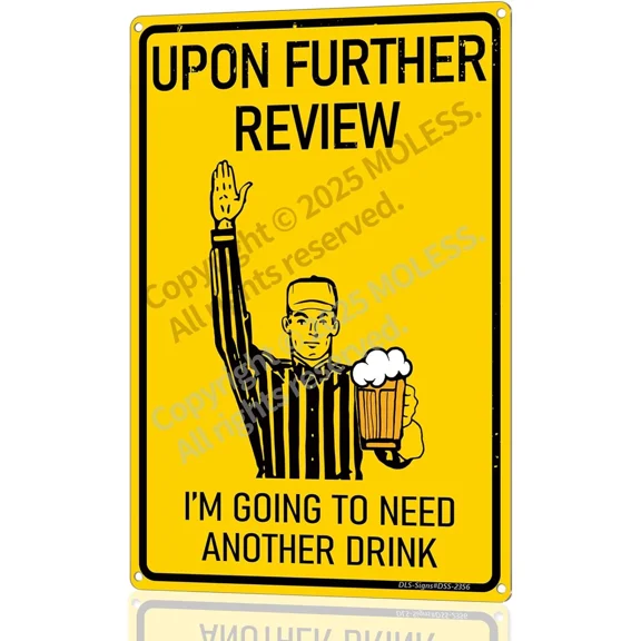 Funny Bar Sign Or Man Cave Decor 12X8? Durable Metal Beer Signs Wall Decoratio