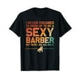 thumbnail image 1 of Funny Barber Men Dad Barbershop Hairdresser Hairstylist T-Shirt, 1 of 5