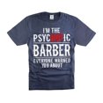 thumbnail image 1 of Funny Barber Shirt Funny Saying Tee Shirt Barber Joke Tee Hot Barber Shirt Humorous Gifts (Small Navy Blue), 1 of 6