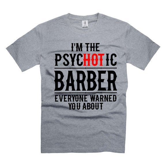 Funny Barber Shirt Funny Saying Tee Shirt Barber Joke Tee Hot Barber Shirt Humorous Gifts (XX-Large Grey)