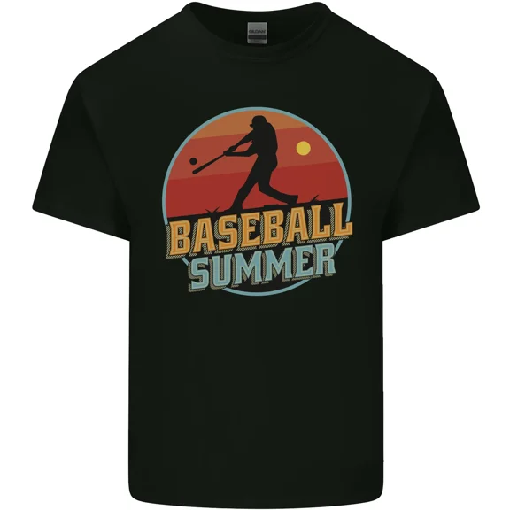 Funny Baseball Batter Silhouette for a Summer Sport League Season Unisex T-Shirt, up to size 5XL