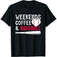 thumbnail image 1 of Funny Baseball Coffee Saying Baseball Fans Baseball Player T-Shirt, 1 of 3