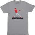 thumbnail image 1 of Funny Baseball Game Sports Touch Down Fantasy Home Run Humor Mens T-Shirt, 1 of 4