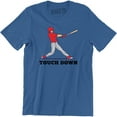 thumbnail image 1 of Funny Baseball Game Sports Touch Down Fantasy Home Run Humor Mens T-Shirt, 1 of 4