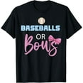 Funny Baseball Or Bows Baby Boy Or Girl Cute Gender Reveal Summer
