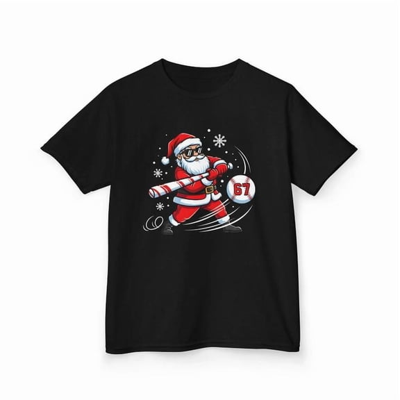 Funny Baseball Santa 67 T-Shirt, Sizes S-5XL - Gategoo