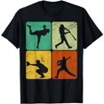 thumbnail image 1 of Funny Baseball Sports Vintage Softball Baseball Player T-Shirt, 1 of 5