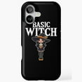 thumbnail image 1 of Funny Basic Witch Halloween Pun Compatible Phone Case for iPhone 11–17 Pro Max, 1 of 2
