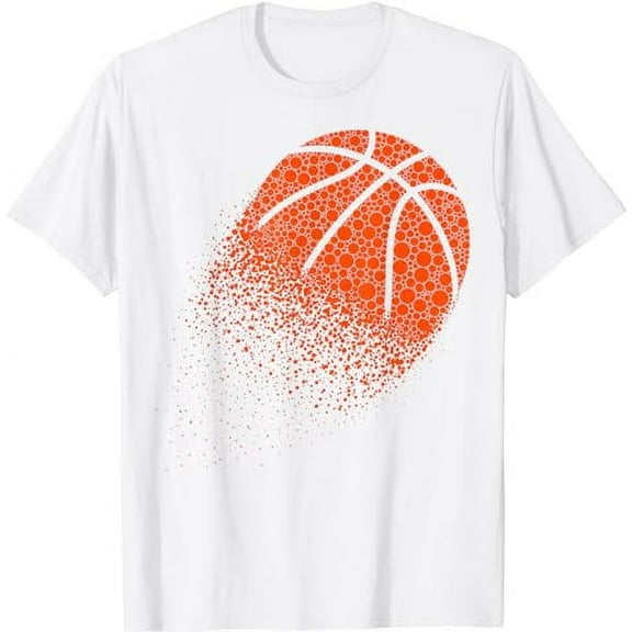 Funny Basketball Ball & Polka Dots Happy Dot Day T-Shirt