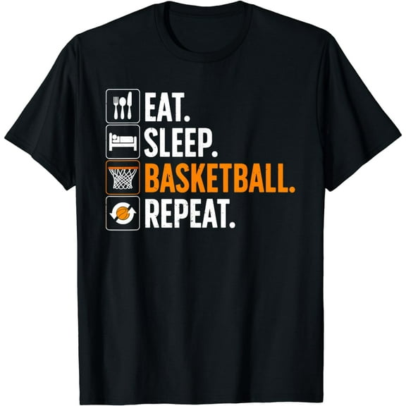 Funny Basketball For Men Women Team Sport Basketball Player T-Shirt