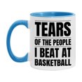 thumbnail image 1 of Funny Basketball Mug - "Tears Of The People I Beat At Basketball" - 11Oz Or 15Oz Ceramic Coffee Cup, 1 of 8