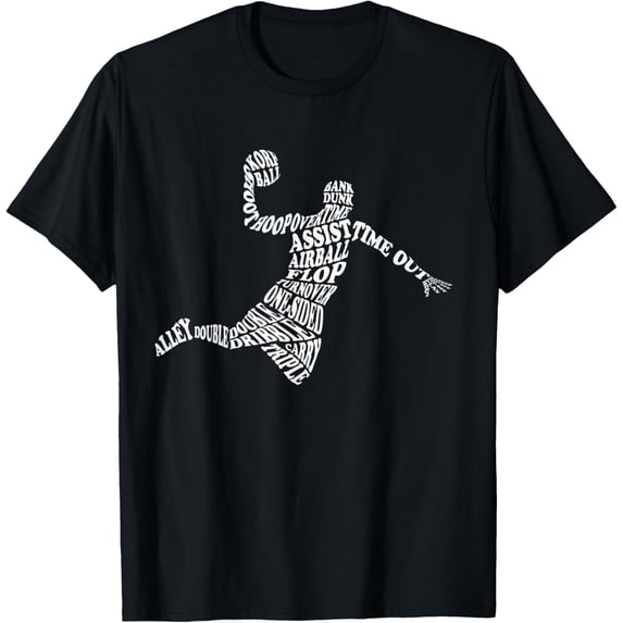 Funny Basketball Player Typography Motivational For Boys T-Shirt