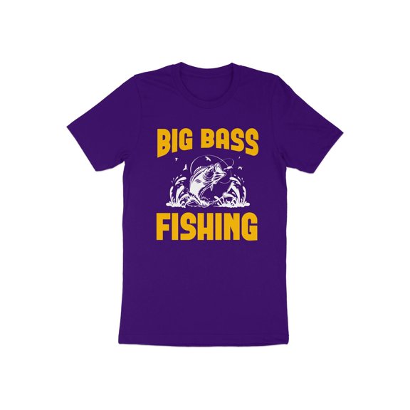 Funny Bass Fish Fishing Fisher Gift for Men Women Kids Boys T-Shirt Fish Fishing Fisherman Holiday Birthday Presents Men Women Kids Tshirt
