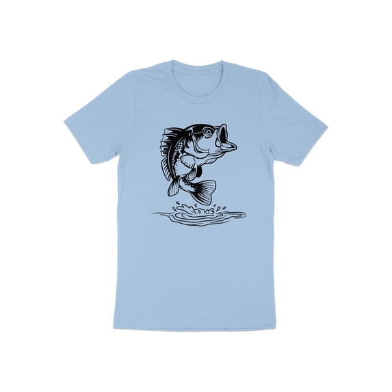 Funny Bass Fish Fishing Fisher Gift for Men Women Kids Boys T-Shirt Fish Fishing Fisherman Holiday Birthday Presents Tshirt